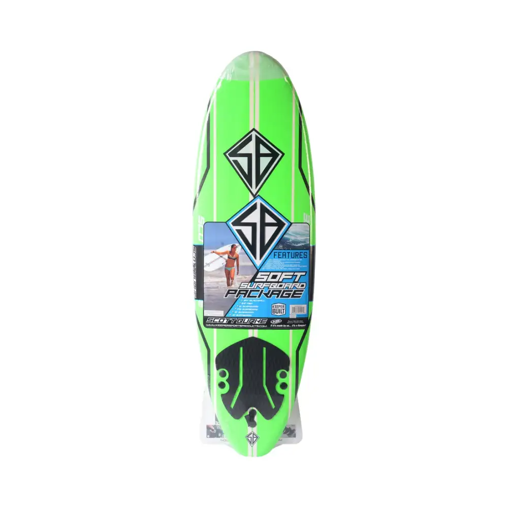 CALIFORNIA BOARD COMPANY CBC - Planche de Surf en mousse - Softboard 6'0 Scott Burke - Neon Green