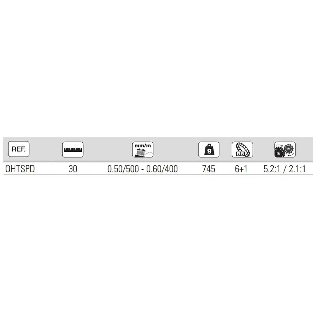 Hart Moulinet de traîne Twin SPD 30II — vue 2