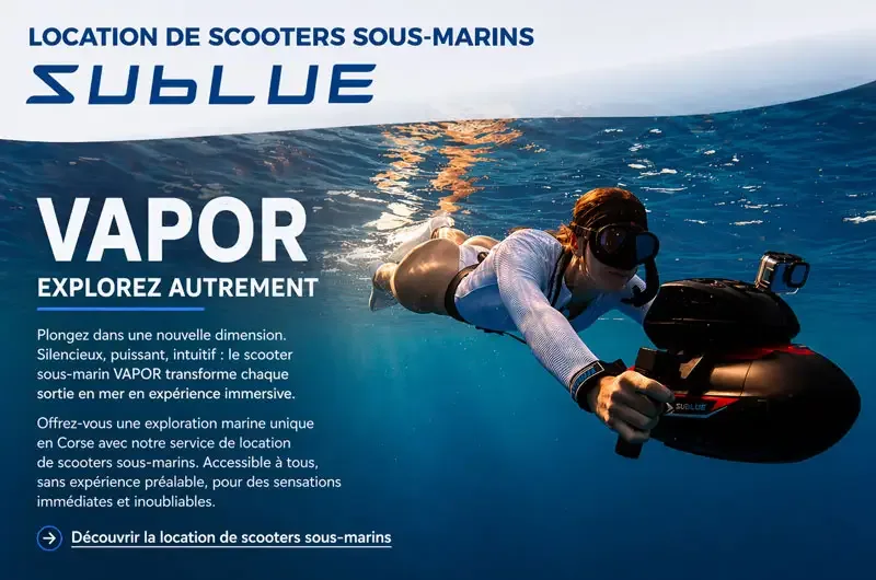 Location de propulseurs SUBLUE — Spor U Mare