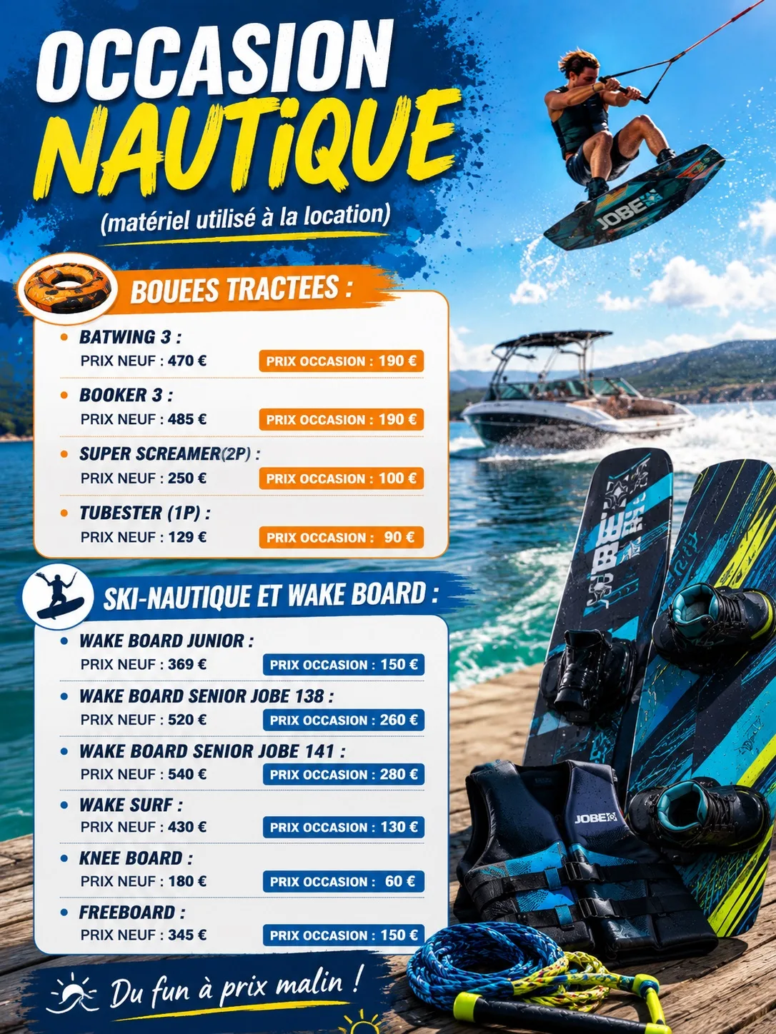 OCCASION NAUTIQUE CHEZ SPOREMARE — Sporemare